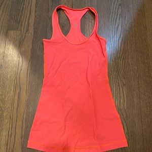Lululemon Cool Racerback Tank Neon Orange